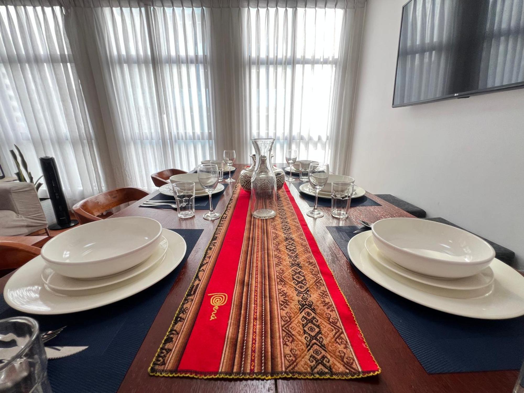 Exclusivo Dpto Moderno En El Corazon De Lima Con Wifi Ultra Rapido Apartment Luaran gambar